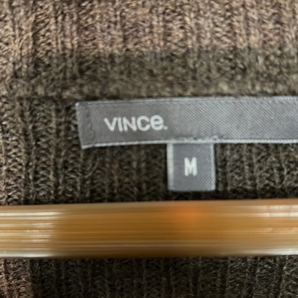 Vince button down side pockets oversized collar sweater cardigan. - Picture 8 of 8